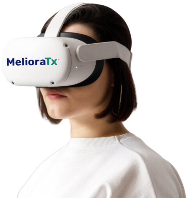 MelioraTx Virtual Reality Woman Amelia Virtual Care